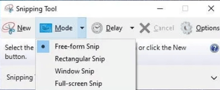Take a screenshot using the snipping tool in MSI laptops